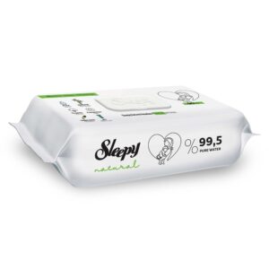 Wipes Sleepy Natural 0 Alcohol Paq. 90 hojas