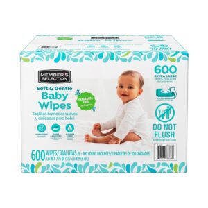 Wipes Members Selection Hipoalergénicos Paq. 100 hojas